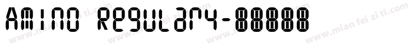 Amino Regular4字体转换